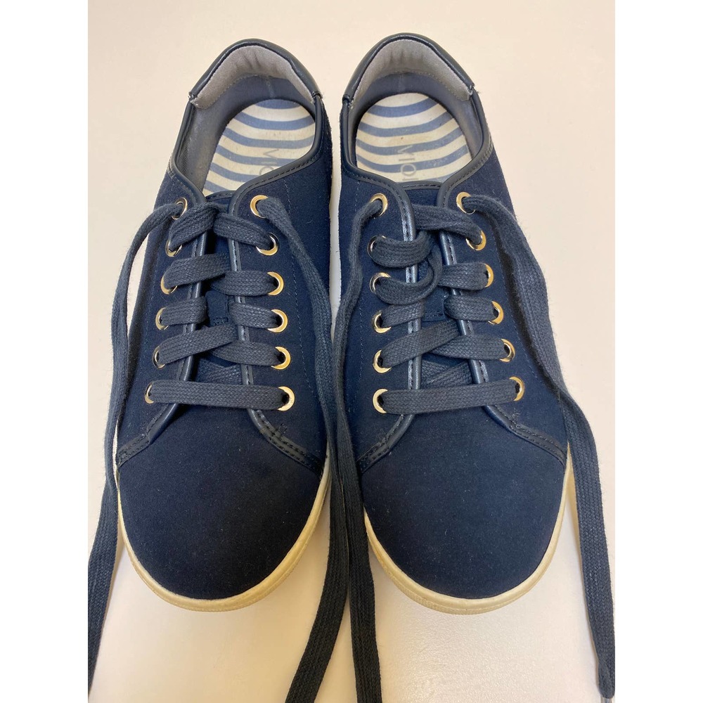 Vionic Sunny Brinley womans sneaker size 8.5 blue suede flats casual